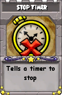 Wizard101 School 16 spell card: Stop Timer, Spell ID 1119