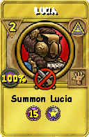 Wizard101 Myth spell card: Lucia, Spell ID 1678
