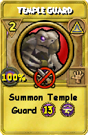 Wizard101 Myth spell card: Temple Guard, Spell ID 1679