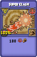 Wizard101 Balance spell card: Super Clash, Spell ID 1300