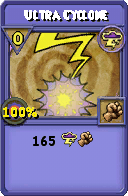 Wizard101 Storm spell card: Ultra Cyclone, Spell ID 1957