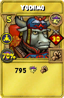 Wizard101 Storm spell card: Yochimo, Spell ID 1093