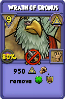 Wizard101 Myth spell card: Wrath of Cronus, Spell ID 2608