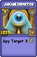 Wizard101 Myth spell card: Arcane Deduction, Spell ID 2492
