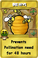 Wizard101 Gardening spell card: Bee Hive, Spell ID 2183