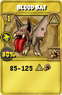 Wizard101 Myth spell card: Blood Bat, Spell ID 2335