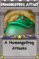 Wizard101 School 16 spell card: Humongofrog Attack, Spell ID 2683