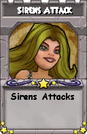 Wizard101 School 16 spell card: Sirens Attack, Spell ID 2573