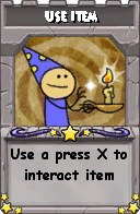 Wizard101 School 16 spell card: Use Item, Spell ID 2727