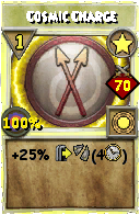 Wizard101 Star spell card: Cosmic Charge, Spell ID 2118