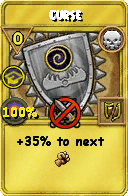 Wizard101 Death spell card: Curse, Spell ID 2386