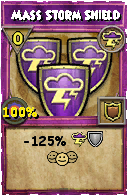 Wizard101 Storm spell card: Mass Storm Shield, Spell ID 2671