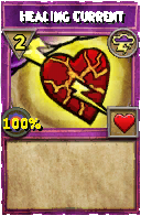 Wizard101 Storm spell card: Healing Current, Spell ID 2298