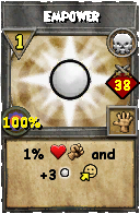 Wizard101 Death spell card: Empower, Spell ID 2083