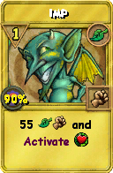Wizard101 Life spell card: Imp, Spell ID 2991
