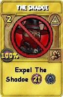 Wizard101 Myth spell card: The Shadoe, Spell ID 2980