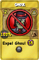 Wizard101 Myth spell card: Ghoul, Spell ID 2911