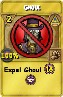 Wizard101 Myth spell card: Ghoul, Spell ID 2887