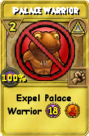 Wizard101 Myth spell card: Palace Warrior, Spell ID 2952