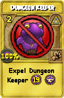 Wizard101 Myth spell card: Dungeon Keeper, Spell ID 2961