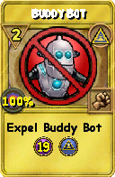 Wizard101 Myth spell card: Buddy Bot, Spell ID 2949