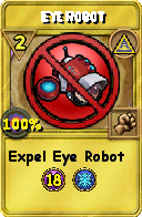 Wizard101 Myth spell card: Eye Robot, Spell ID 2959