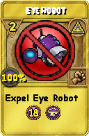 Wizard101 Myth spell card: Eye Robot, Spell ID 2905