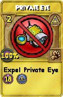 Wizard101 Myth spell card: Private Eye, Spell ID 2925