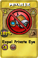 Wizard101 Myth spell card: Private Eye, Spell ID 2938