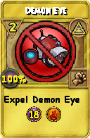 Wizard101 Myth spell card: Demon Eye, Spell ID 2889