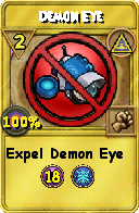 Wizard101 Myth spell card: Demon Eye, Spell ID 2945