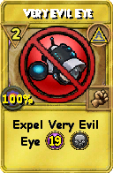 Wizard101 Myth spell card: Very Evil Eye, Spell ID 2967