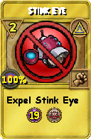 Wizard101 Myth spell card: Stink Eye, Spell ID 2976