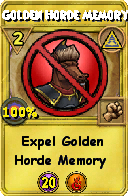 Wizard101 Myth spell card: Golden Horde Memory, Spell ID 2939