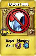 Wizard101 Myth spell card: Hungry Soul, Spell ID 2307