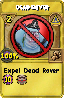 Wizard101 Myth spell card: Dead Rover, Spell ID 2642