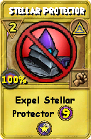 Wizard101 Myth spell card: Stellar Protector, Spell ID 2651