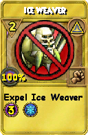 Wizard101 Myth spell card: Ice Weaver, Spell ID 2230