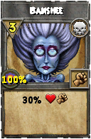 Wizard101 Death spell card: Banshee, Spell ID 2828
