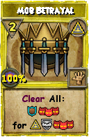 Wizard101 Myth spell card: Mob Betrayal, Spell ID 2788