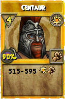 Wizard101 Sun spell card: Centaur, Spell ID 2048