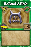 Wizard101 Life spell card: Natural Attack, Spell ID 2479