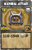 Wizard101 Death spell card: Natural Attack, Spell ID 2269