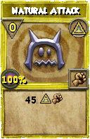 Wizard101 Myth spell card: Natural Attack, Spell ID 2718