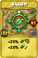 Wizard101 Life spell card: Namaste, Spell ID 2634