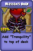 Wizard101 Life spell card: Blossom's Omen, Spell ID 2396