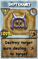 Wizard101 Moon spell card: Shift Chaney, Spell ID 2806