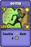 Wizard101 Star spell card: Quicken, Spell ID 2001