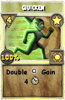 Wizard101 Star spell card: Quicken, Spell ID 2001