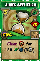 Wizard101 Life spell card: Jinn's Affliction, Spell ID 2590
